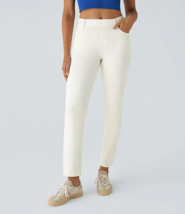 Women’s High Waisted Stretch Pull On Pants