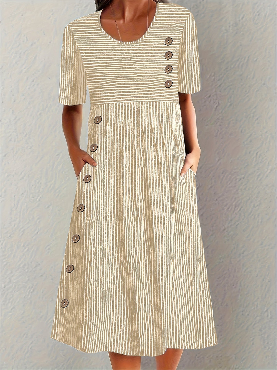 Women’s Striped Casual Sundress