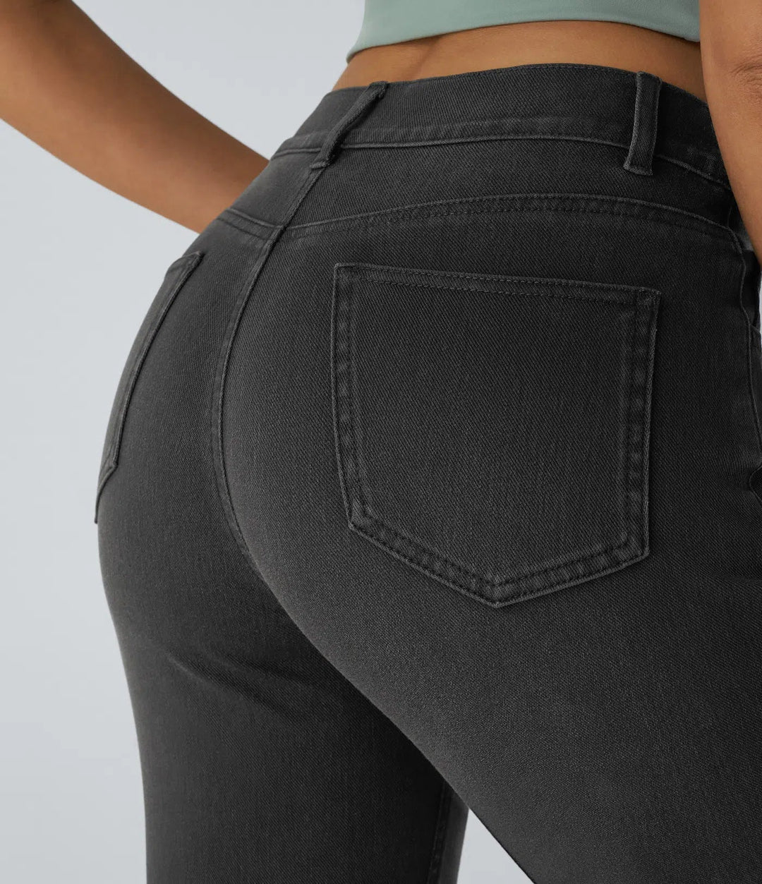 Women’s High Waisted Stretch Pull On Pants