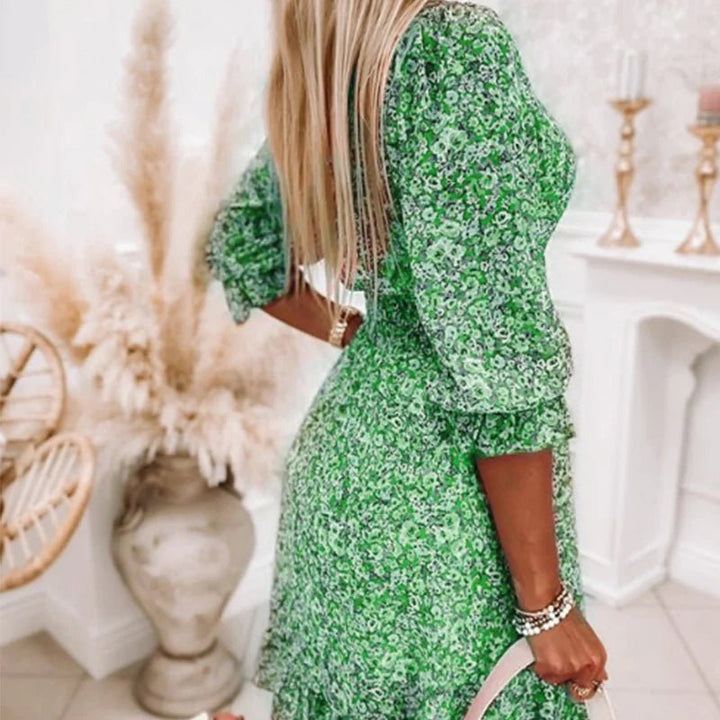 Women’s Elegant Floral Print Dress