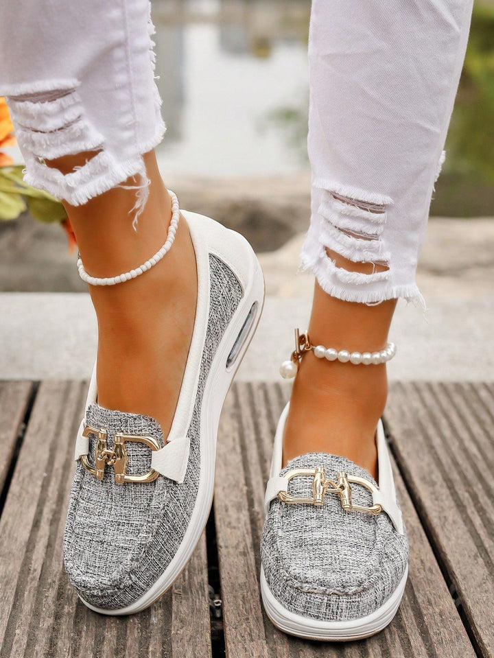 Women’s Flat Buckle Slip-On Loafers