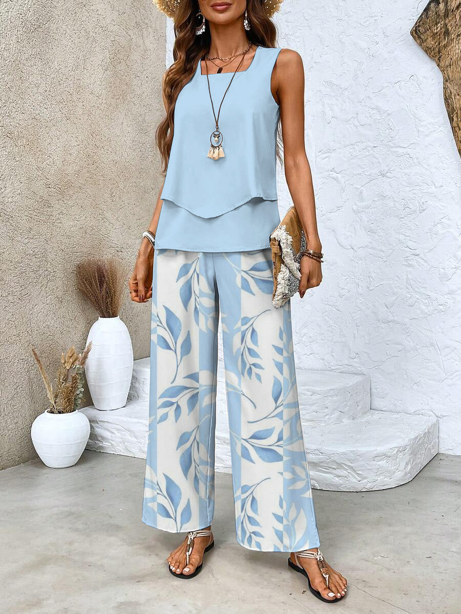 Women’s Elegant Two-Piece Summer Set