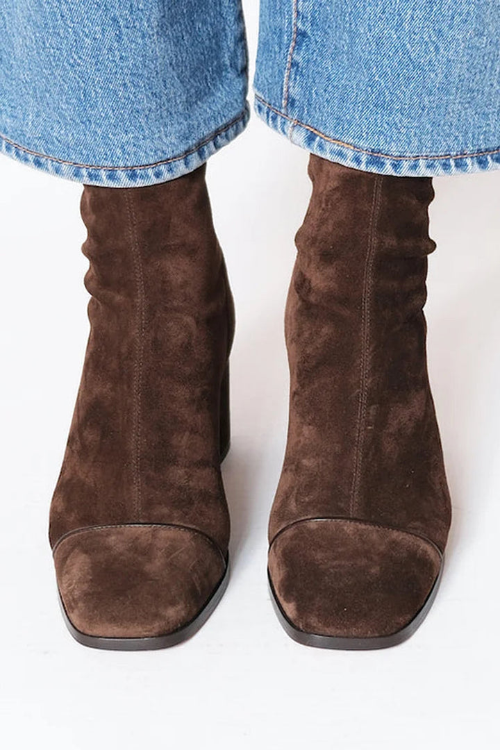 Women’s Square Toe Heeled Boots