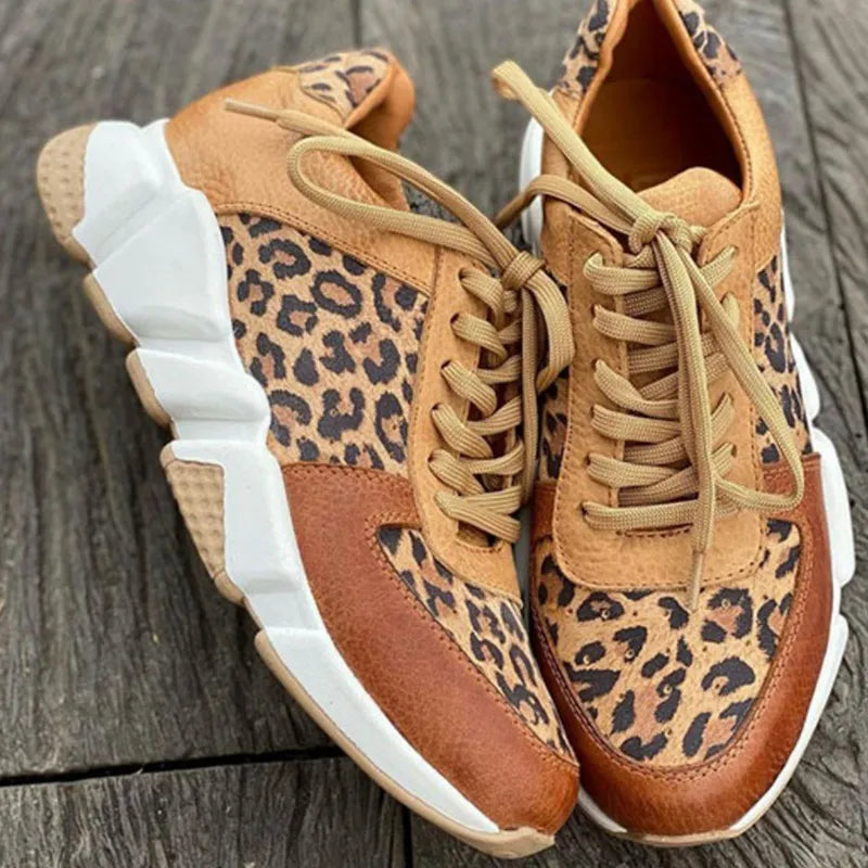 Women’s Leopard Print Comfort Sneakers
