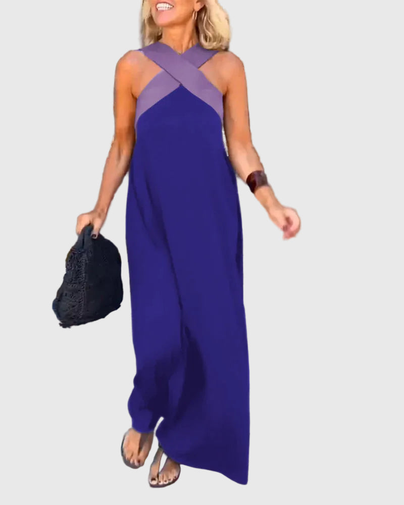 Women’s Elegant Flowy Maxi Dress
