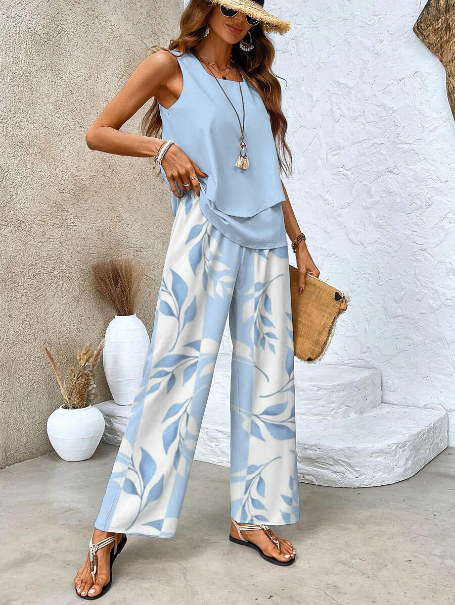 Women’s Elegant Two-Piece Summer Set