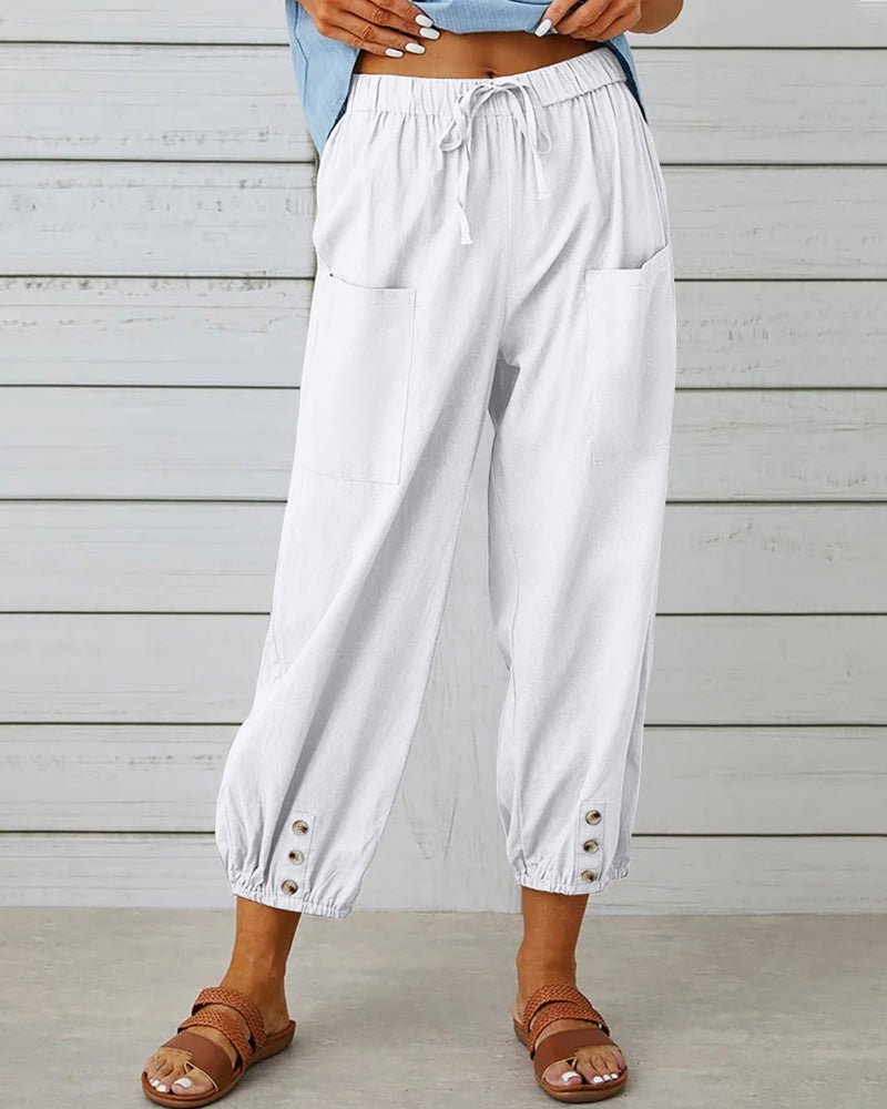 Women’s Chic High-Waisted Trousers