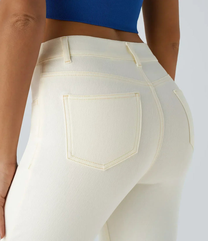 Women’s High Waisted Stretch Pull On Pants