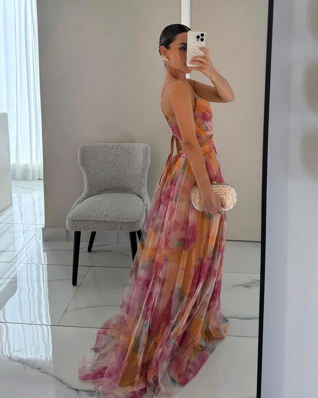 Women’s Sheer Illusion Evening Dress