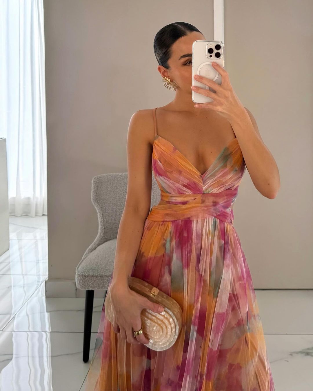 Women’s Sheer Illusion Evening Dress