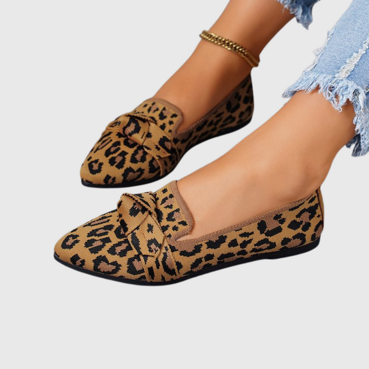 Women’s Tiger Print Slip-On Loafers