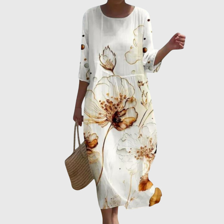 Women’s Floral Print Boho Maxi Dress