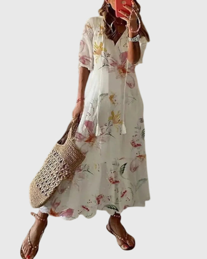 Women’s Boho Vintage Summer Maxi Dress