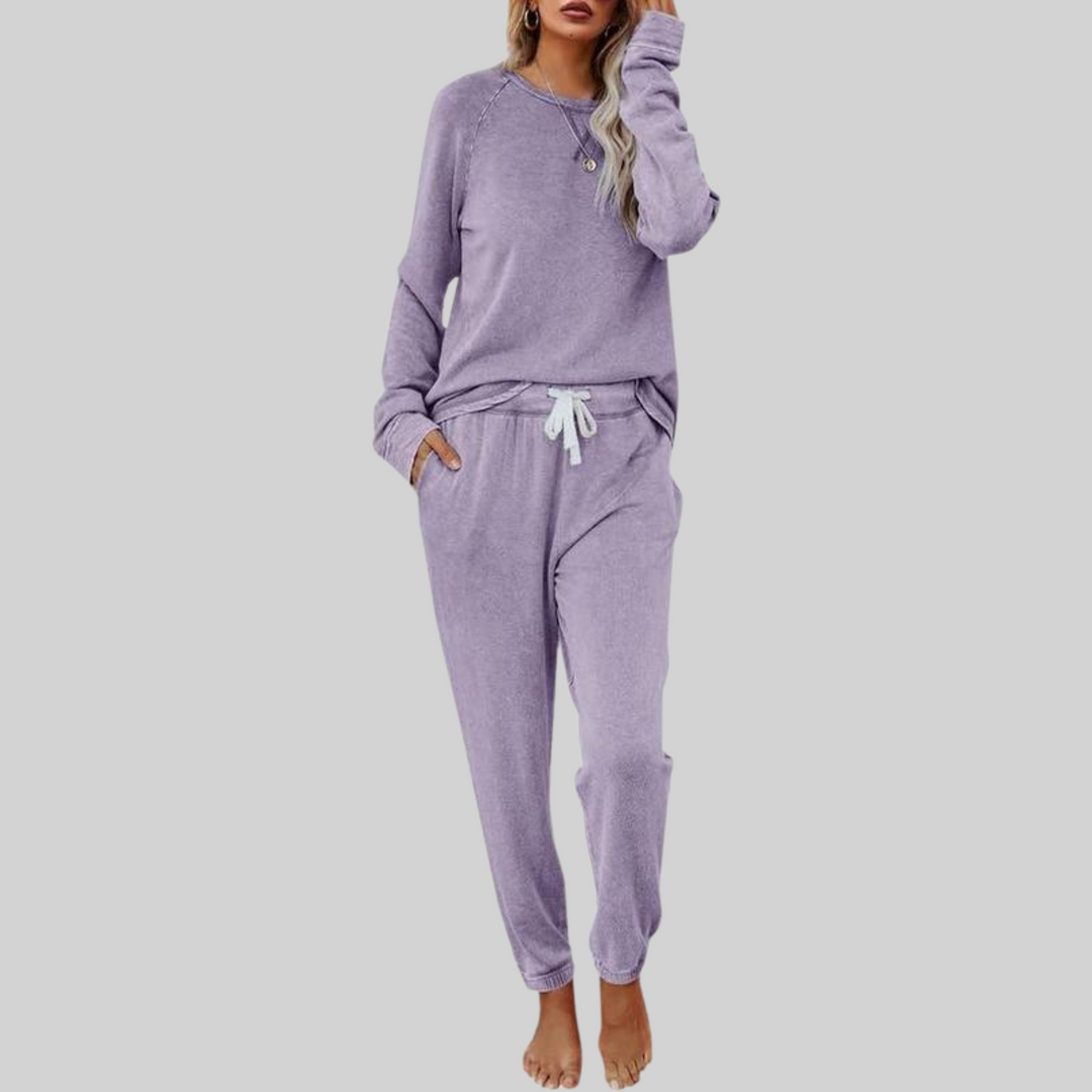 Women’s Casual Long Sleeve Sweatsuit Set