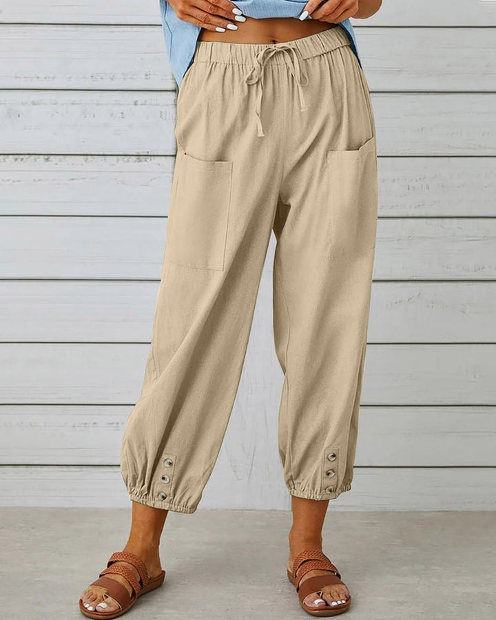 Women’s Chic High-Waisted Trousers
