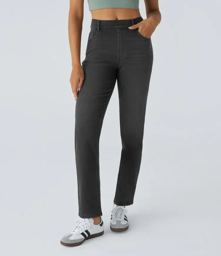 Women’s High Waisted Stretch Pull On Pants