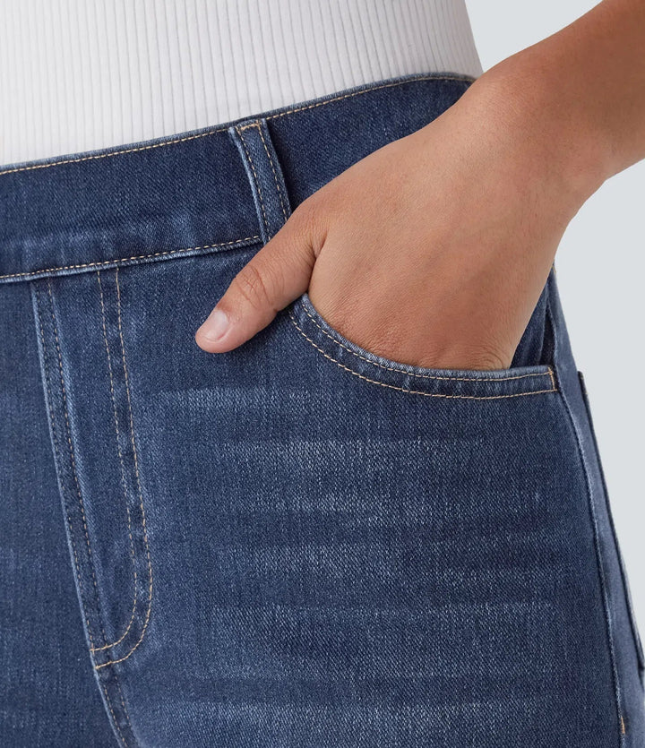 Women’s High Waisted Stretch Pull On Pants