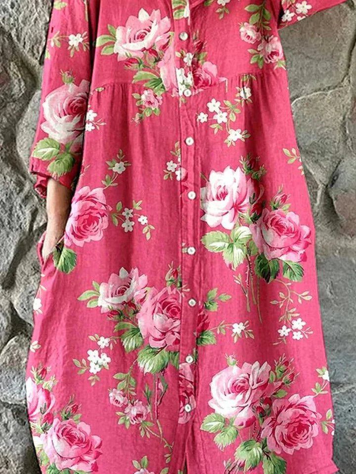 Women’s Floral Print Casual Dress