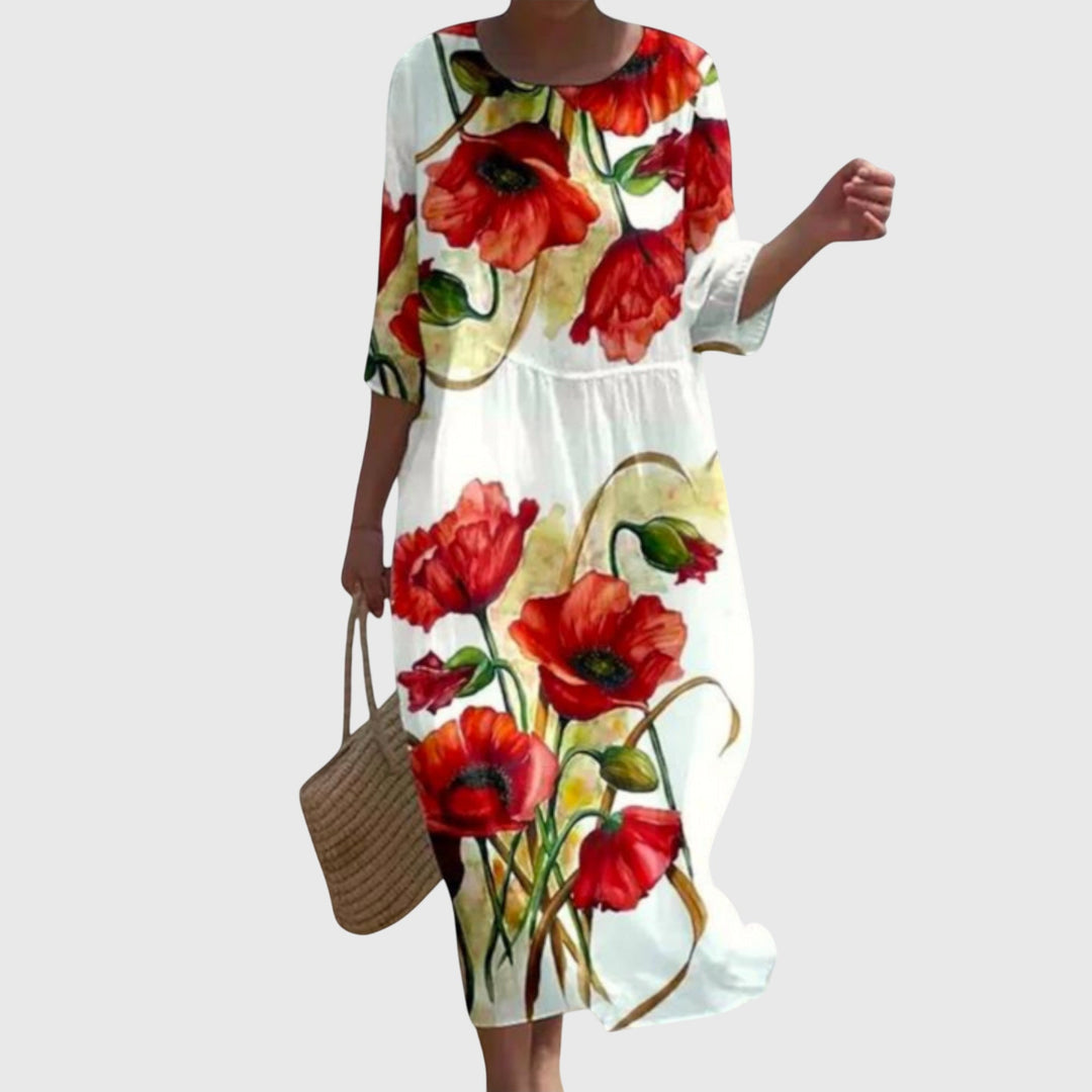 Women’s Floral Print Maxi Dress