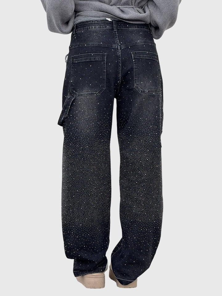 Women’s Rhinestone Embellished Party Pants