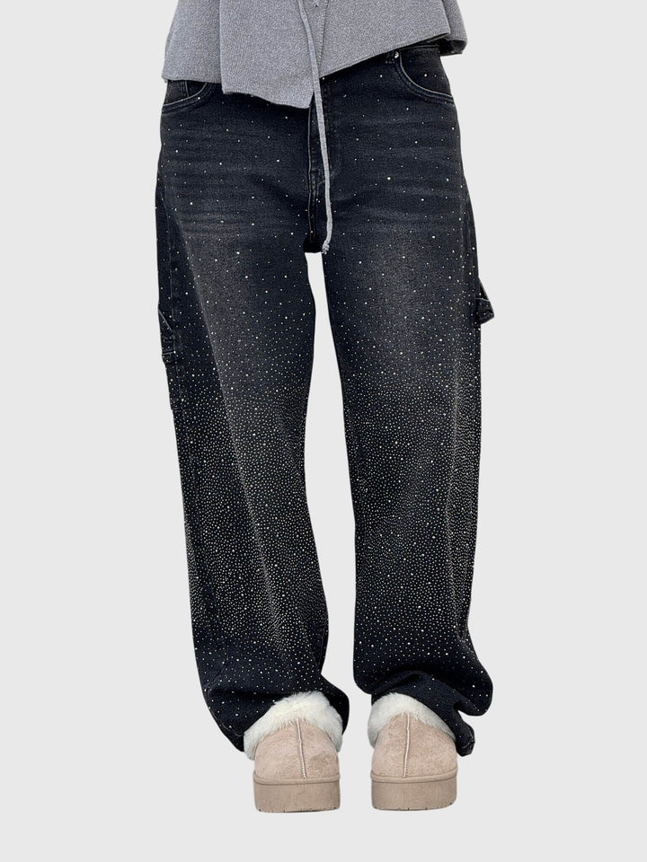 Women’s Rhinestone Embellished Party Pants