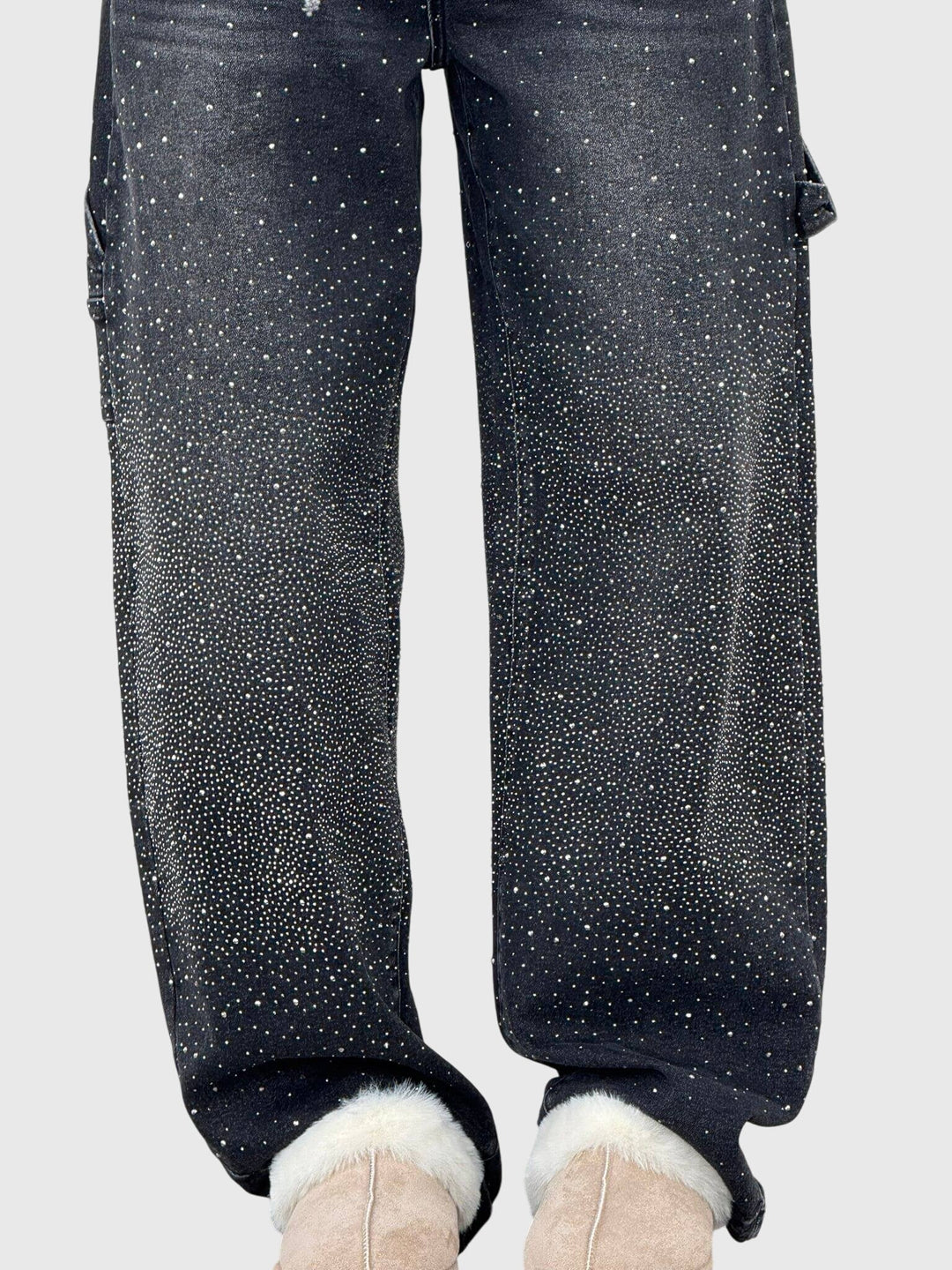Women’s Rhinestone Embellished Party Pants