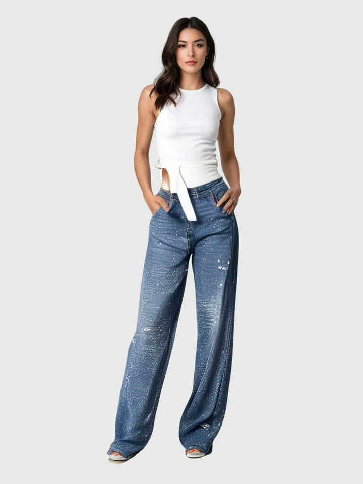 Women’s Rhinestone Embellished Party Pants