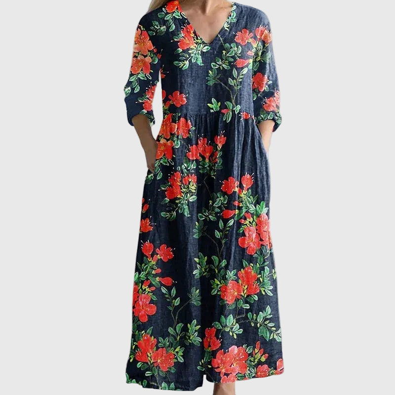 Women’s Flowy Evening Maxi Dress