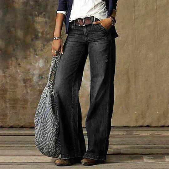 Women’s High Waisted Wide Leg Jeans