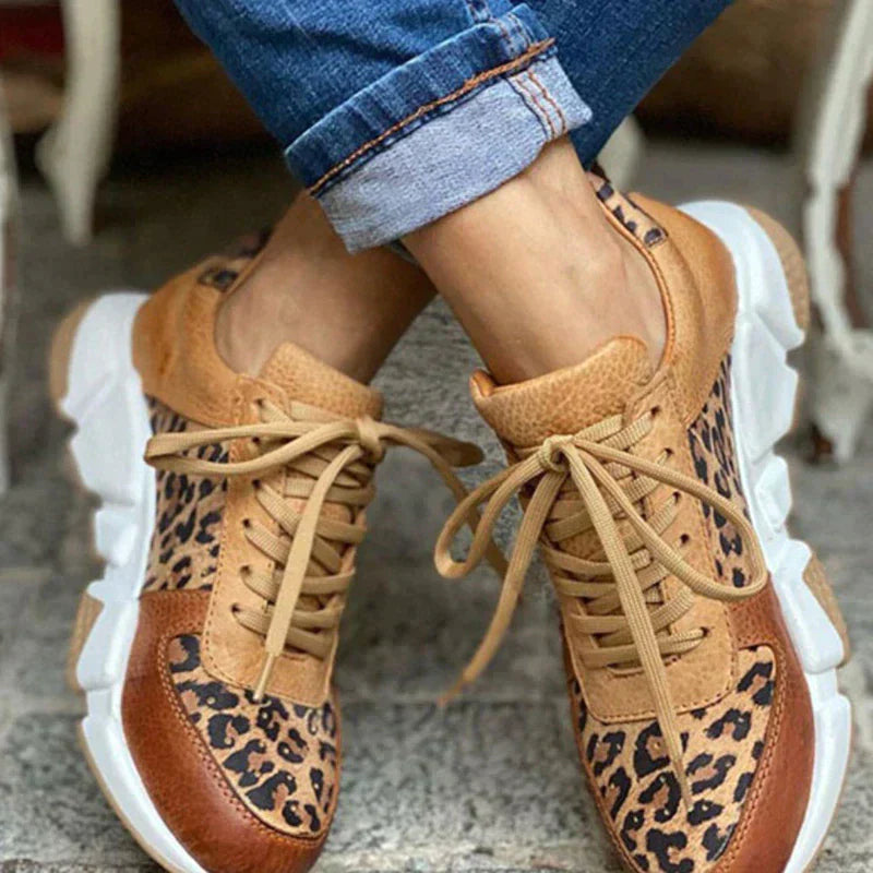 Women’s Leopard Print Comfort Sneakers