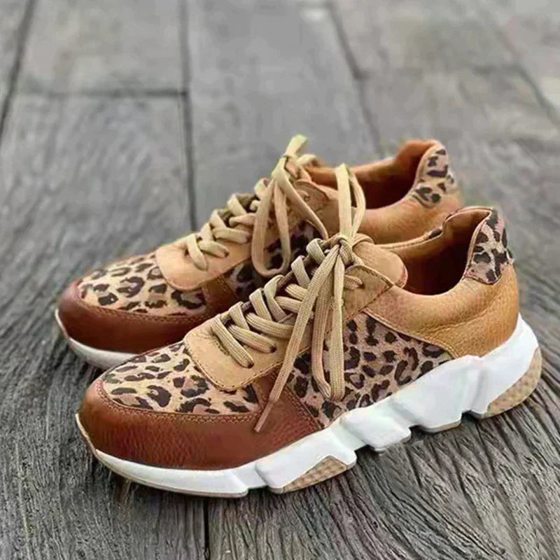 Women’s Leopard Print Comfort Sneakers