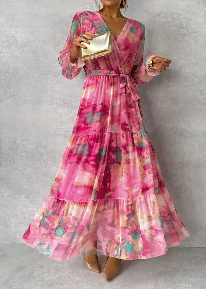 Women’s Floral Print Wrap Dress