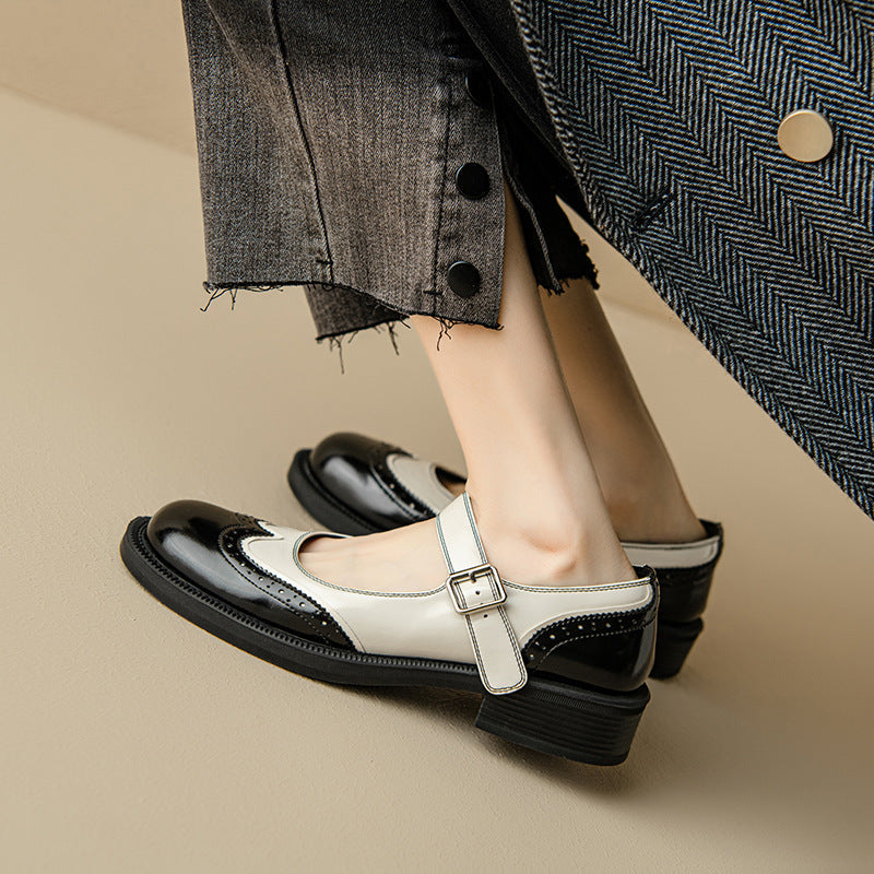 Women’s Classic Buckle Strap Mary Jane Shoes