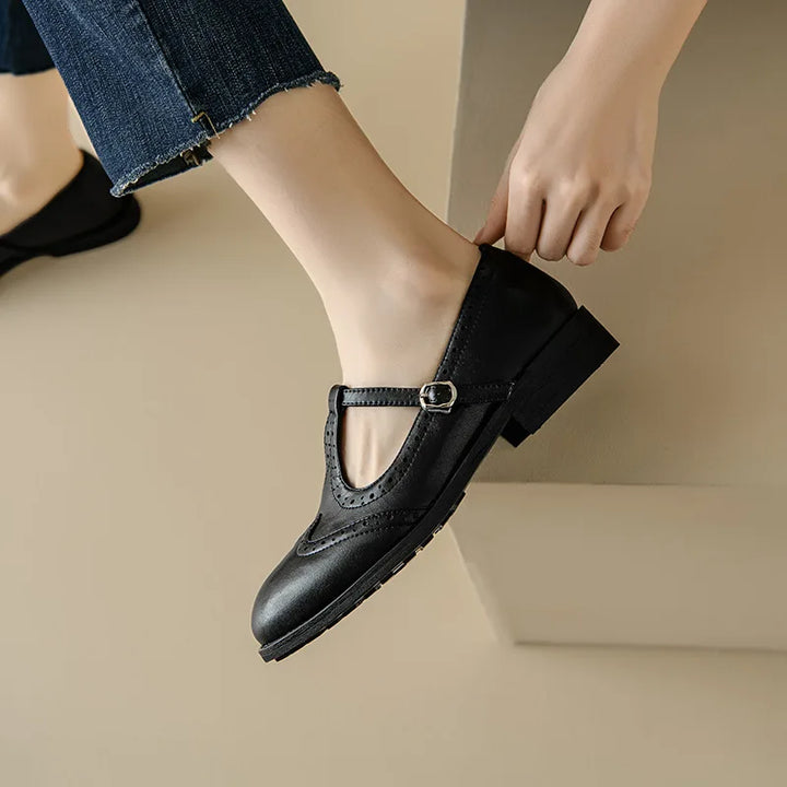 Women’s T-Strap Buckle Mary Jane Shoes