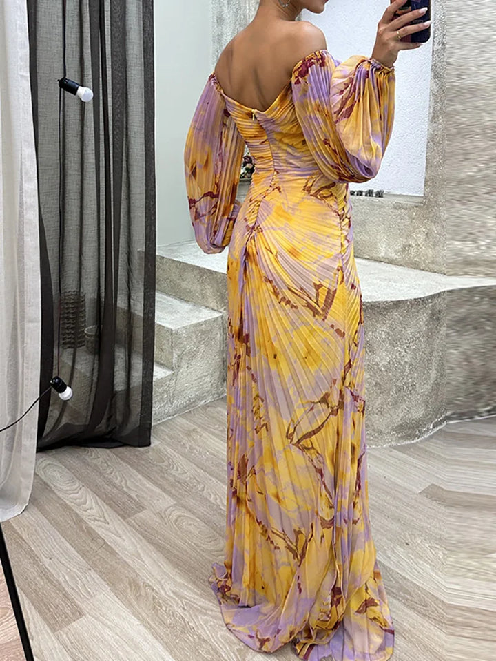 Women’s V-Neck Elegant Evening Dress