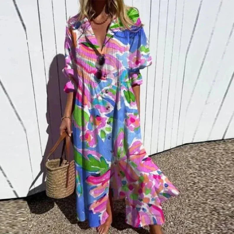 Women’s Boho Beach Maxi Dress