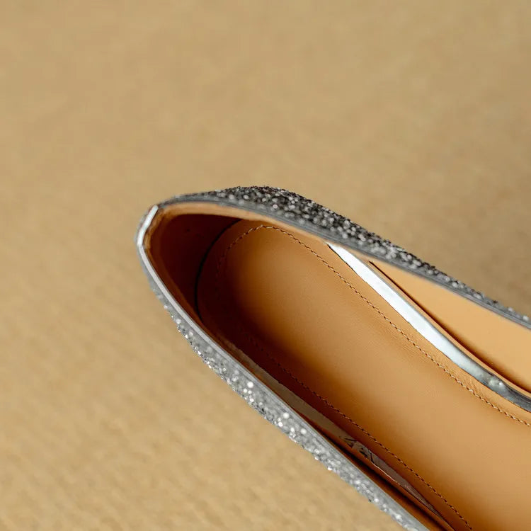 Women’s Glitter Stiletto Pumps