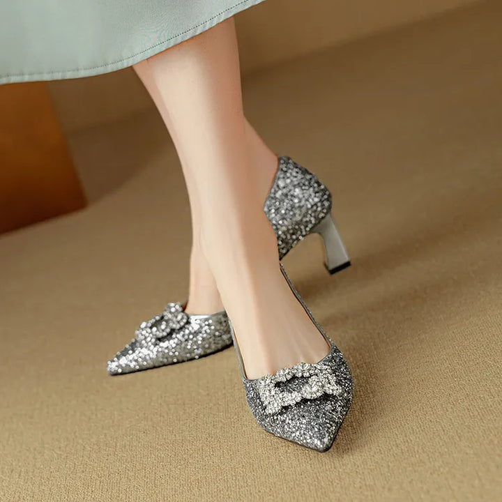 Women’s Glitter Stiletto Pumps
