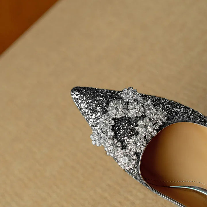 Women’s Glitter Stiletto Pumps