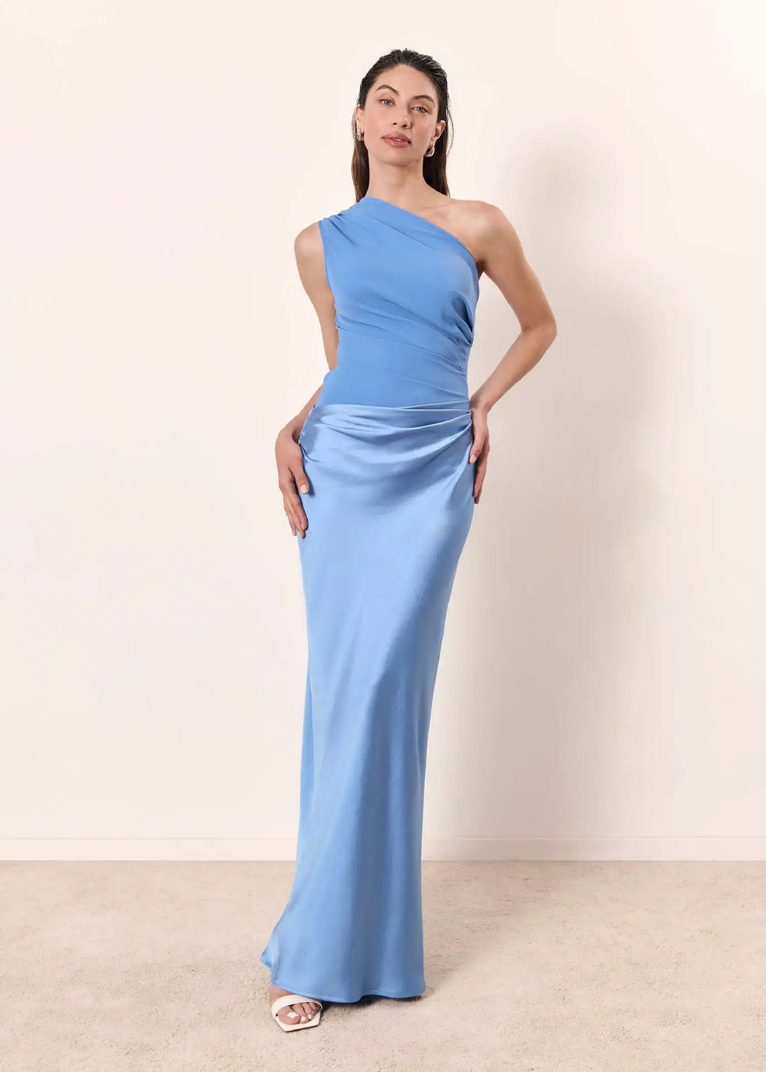 Women’s Gold Detail Evening Maxi Dress