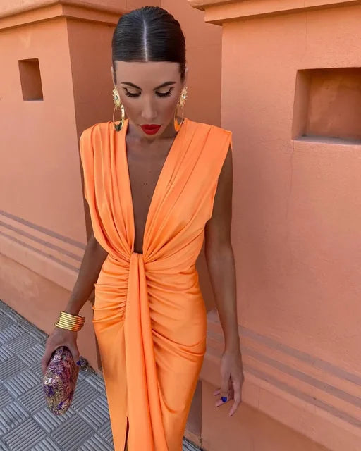Women’s Elegant Pleated Dress