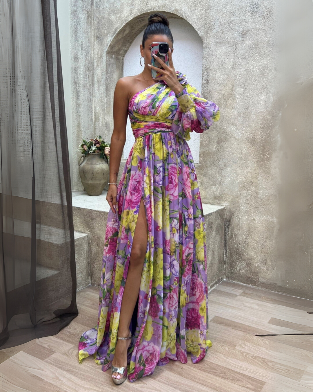 Women’s Floral Evening Party Dress
