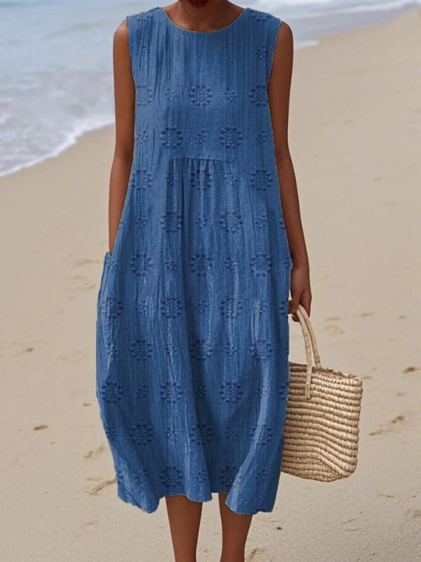 Women’s Patterned Midi Dress