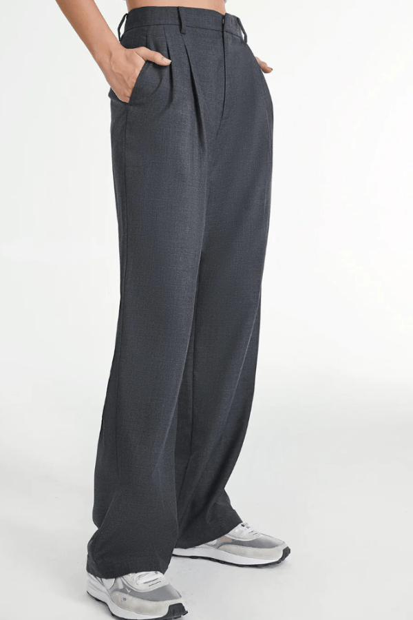 Women’s High-Waisted Tailored Straight-Leg Pants
