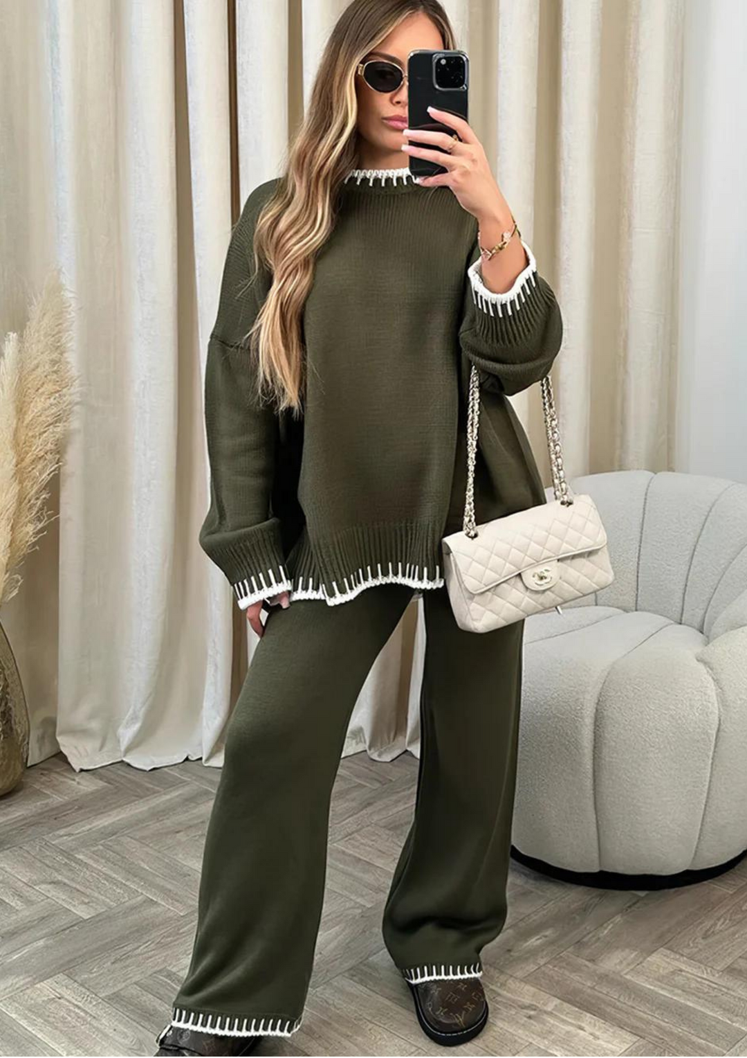 Women’s Oversized Two-Piece Loungewear Set