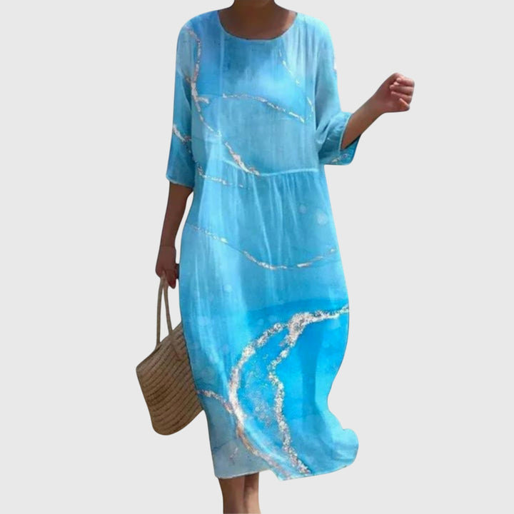 Women’s Floral Print Boho Maxi Dress