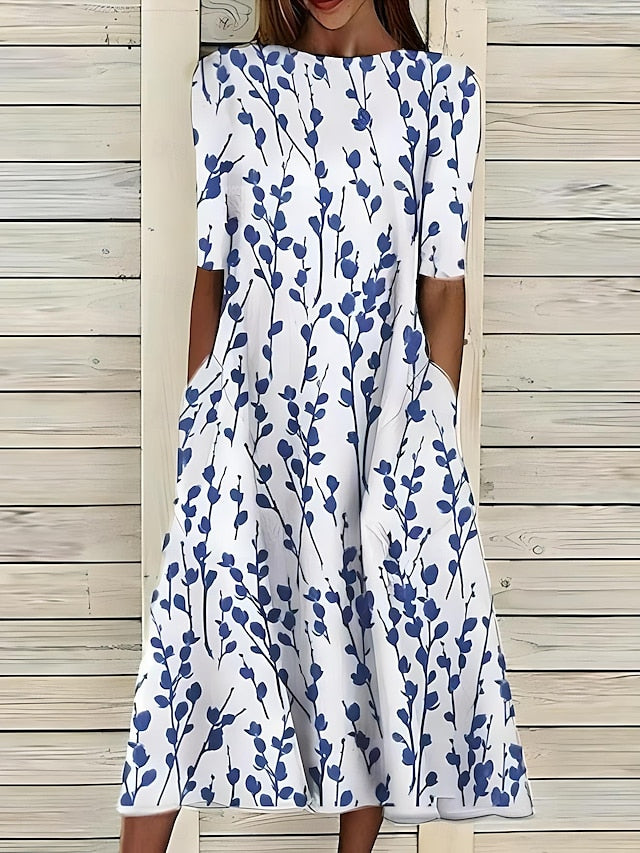 Women’s Floral Print Summer Dress