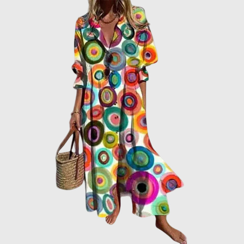 Women’s Elegant Boho Maxi Dress