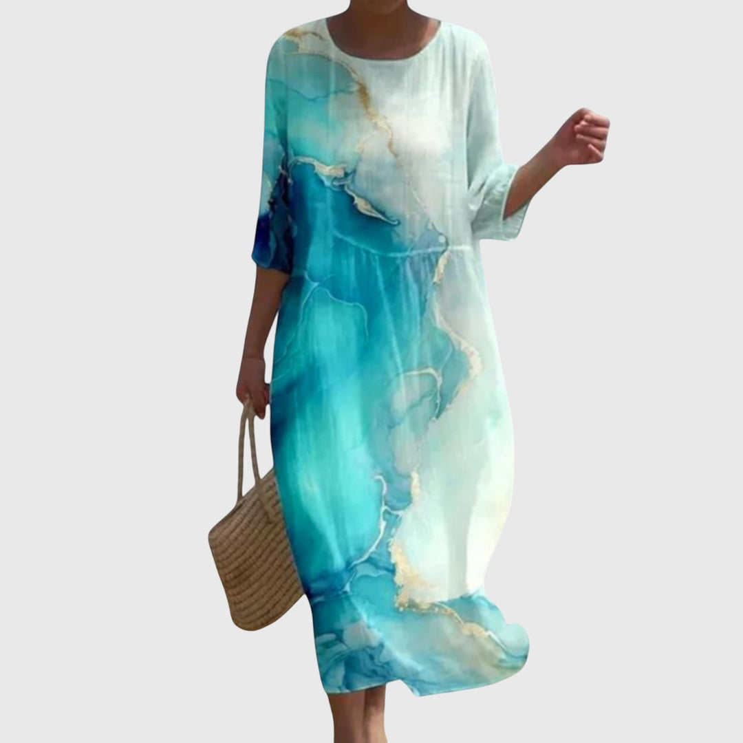 Women’s Floral Print Maxi Dress