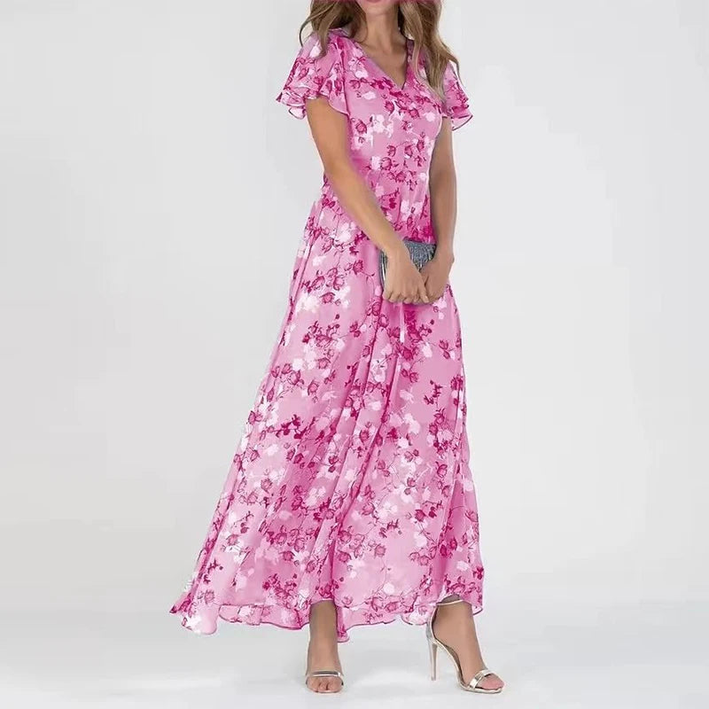 Women’s Ruched Tummy Control Evening Dress